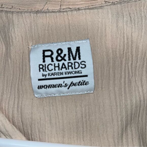 R&M Richards Karen Kwong 2 Piece Set Blouse and Pants Size 18 WP - Picture 8 of 8